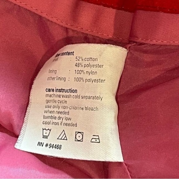 Esprit Pink mid length Trench Coat Size M - Picture 7 of 7